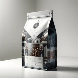 Custom 250g 500g 1lb 2lb Coffee Bean Bag Food Packaging Plastic Flat Bottom Bag Plastic Packaging Coffee Bag with Valve Zipper - Premium food grade packaging