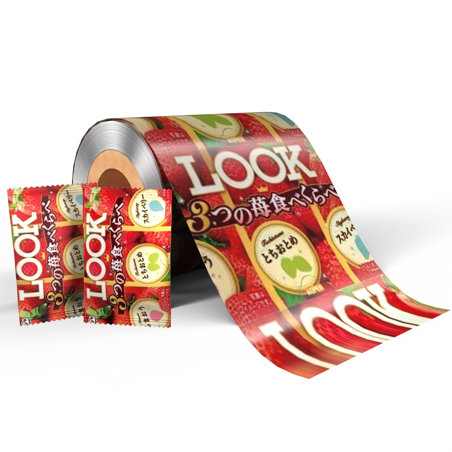 PE PET Laminate Film Roll for Food Packaging